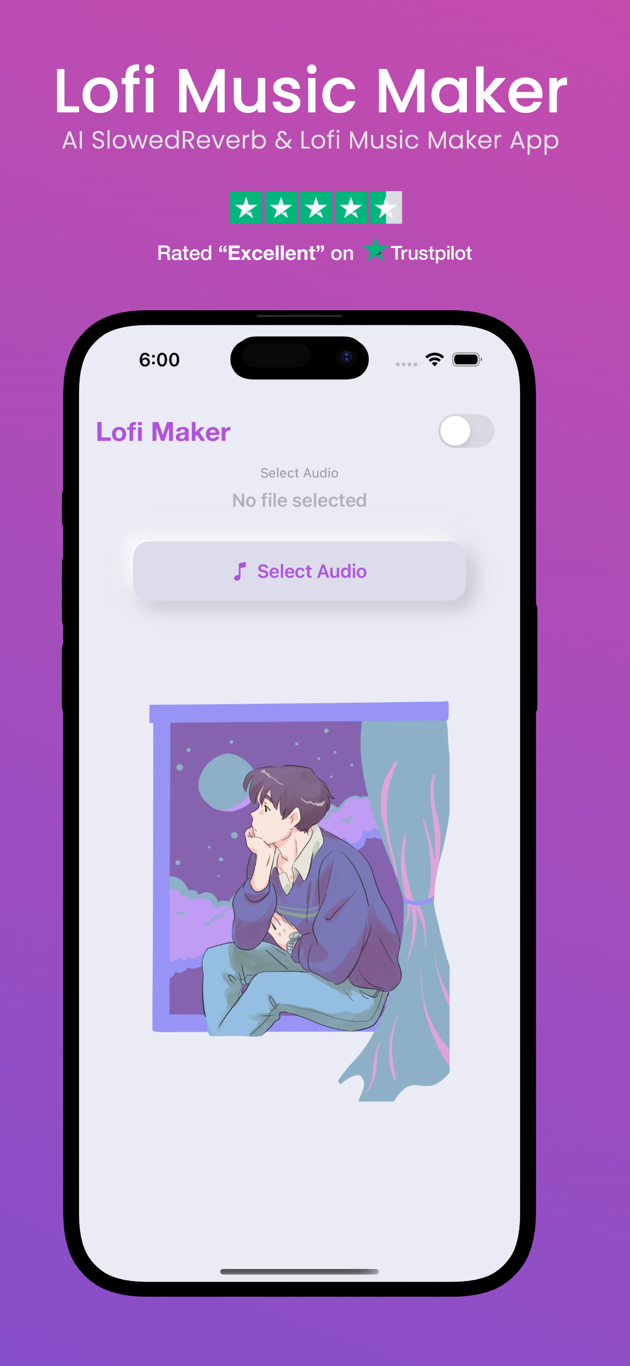 Lo-fi Music Maker app interface